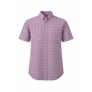 Sonoma Genuine Jean Company Red Blue Plaid Short Sleeve Dress Shirt Large